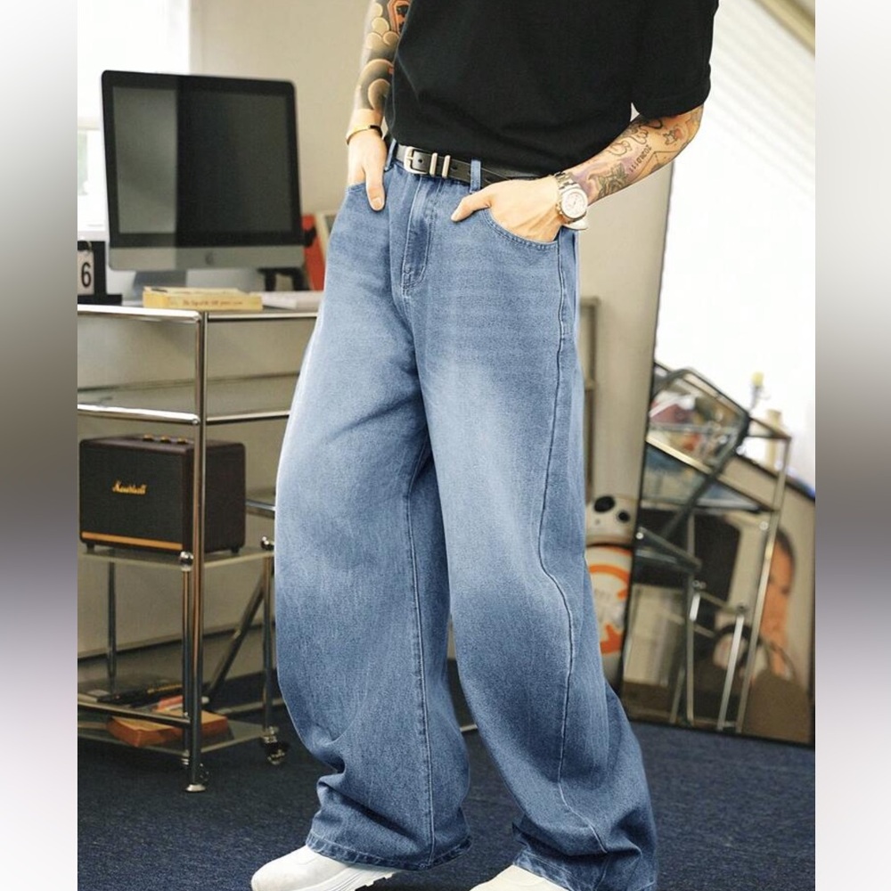 NFINITY Relaxed Fit Light Blue Jeans